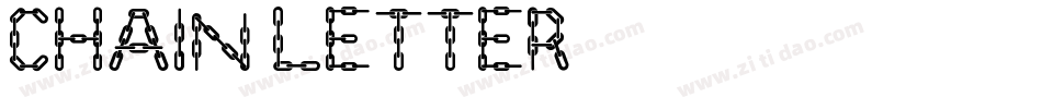 Chain Letter字体转换
